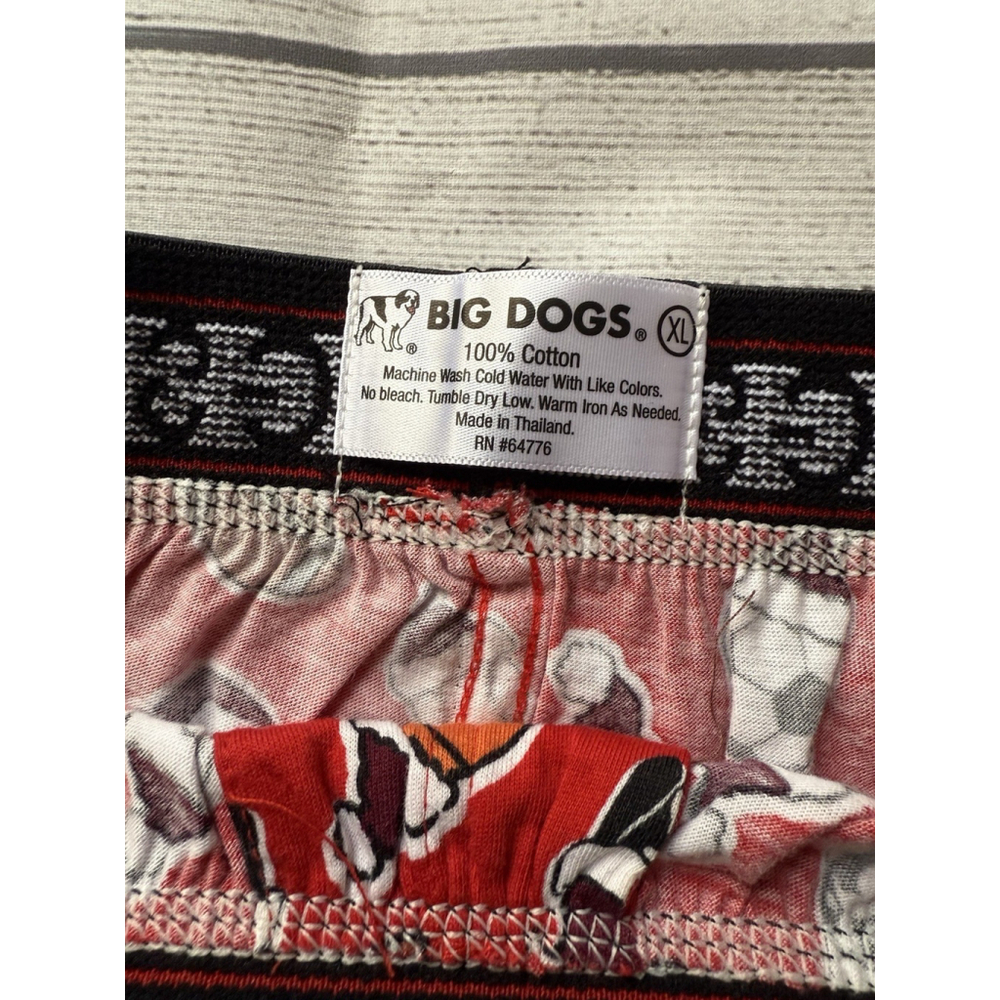 Big Dogs Boxers Men XL Multicolor Christmas Jingle Balls Basketball Football NWT - Picture 6 of 9